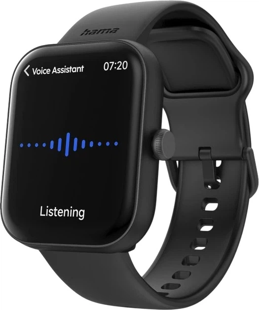 Смарт-годинник Hama Smartwatch 5000 Black (4047443523402) - зображення 2