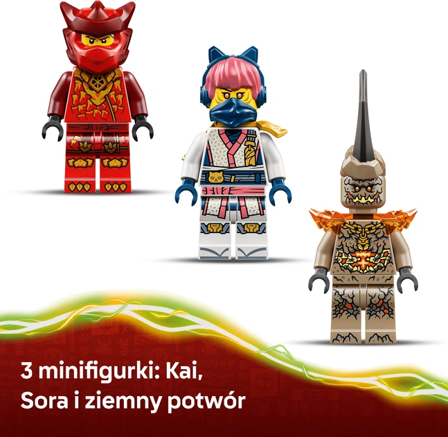 Zestaw klocków LEGO Ninjago Smok-mech Kaia — zestaw bitewny 85 elementów (71851) - obraz 6