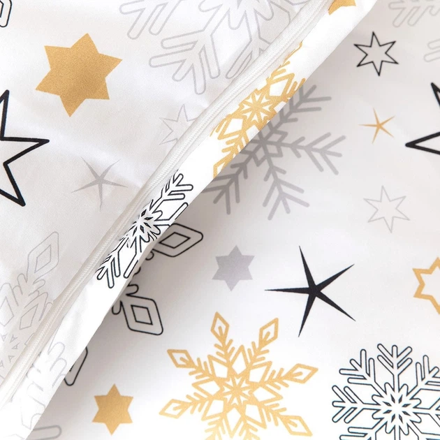 Комплект постільної білизни Homla Floco Підковдра 160 x 200 см + 1 наволочка на подушку 70 x 80 см білий (5904183829579) - зображення 3