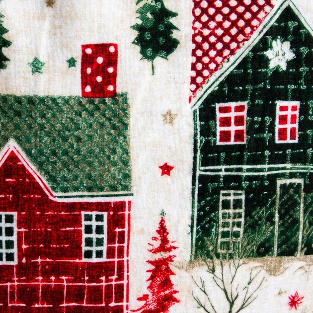 Комплект постільної білизни Homla Glora Підковдра 160 x 200 см + 2 наволочки на подушки 70 x 80 см зі святковим візерунком різнокольоровий (5906496700514) - зображення 2