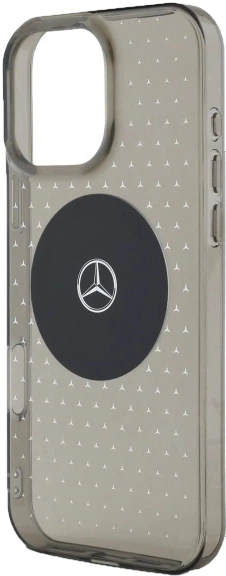 Панель Mercedes Benz Star Pattern для Apple iPhone 16 Pro з MagSafe Black (3666339326340) - зображення 1
