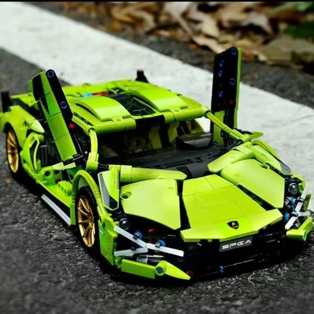Конструктор машинка технік Lamborghini Sian FK937 на 1280 деталей у масштабі 1:14 Ламборджині FKP 37 ламба - Фото 6 Конструктор машинка технік Lamborghini Sian FK937 на 1280 деталей у масштабі 1:14 Ламборджині FKP 37 ламба - изображение 6