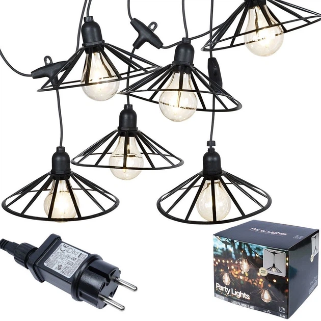 Гірлянда садова Vilde 339379 LED 5.5 м Тепла Біла (8720573518628) - зображення 7