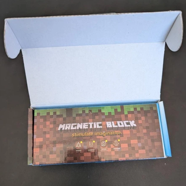 Minecraft магнитный конструктор Magnetic Block 35 деталей кубики конструкторы для взрослых и детей майнкрафт - Фото 4 Minecraft магнитный конструктор Magnetic Block 35 деталей кубики конструкторы для взрослых и детей майнкрафт - изображение 4