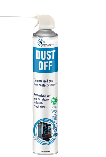 Бесконтактный чистящий сжатый воздух HTA DUST OFF 750 мл (HTA6051) - изображение 7
