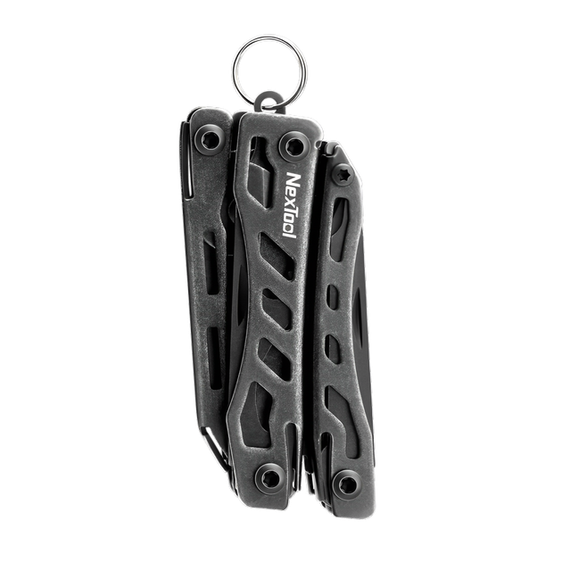 Мультитул NexTool Mini Flagship NE20148 11 инструментов универсальный многофункциональный складной инструмент с ножом плоскогубцами отвертками для туризма походов рыбалки с чехлом EDC - изображение 12