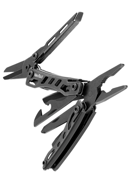 Мультитул NexTool Mini Flagship NE20148 11 инструментов универсальный многофункциональный складной инструмент с ножом плоскогубцами отвертками для туризма походов рыбалки с чехлом EDC - изображение 4