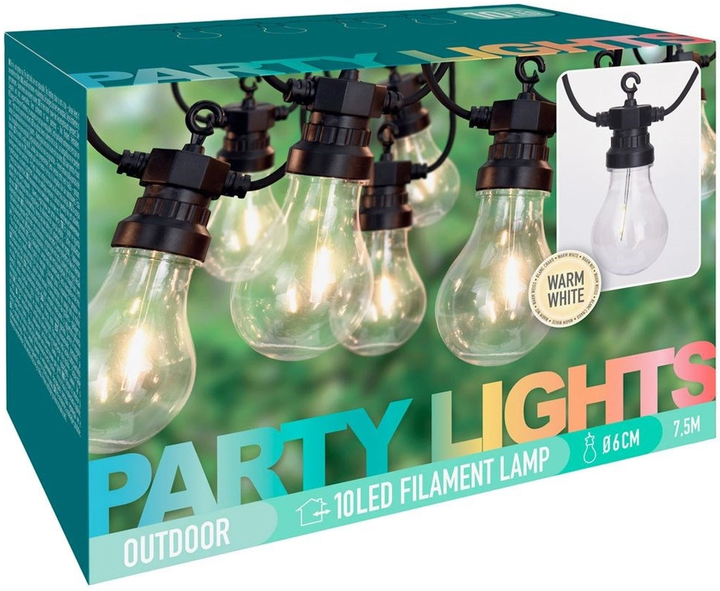 Гірлянда садова ProGarden 841811 LED 7.5 м Тепла Біла (8719987462221) - зображення 1