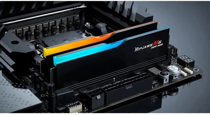 Pamięć RAM G.Skill Ripjaws M5 Neo RGB Dual-Kit 64GB DDR5-6000 AMD EXPO Black (F5-6000J3040G32GX2-RM5NRW) - obraz 6