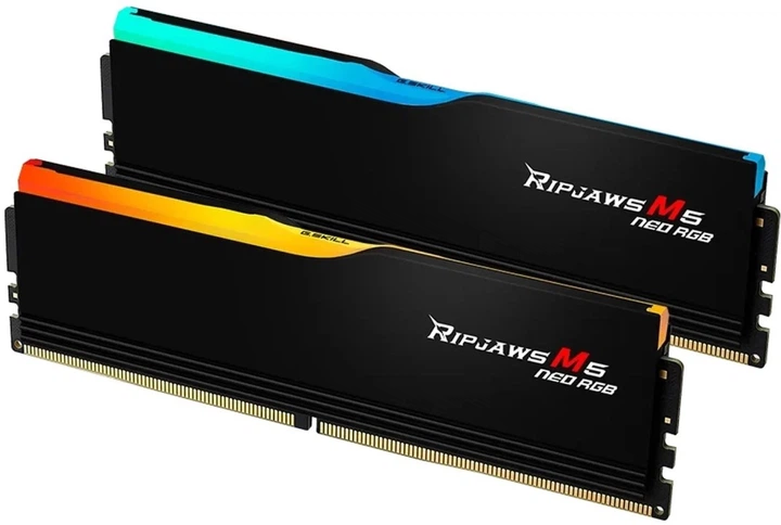 Pamięć RAM G.Skill Ripjaws M5 Neo RGB Dual-Kit 64GB DDR5-6000 Intel XMP Black (F5-6000J2836G32GX2-RM5RK) - obraz 3