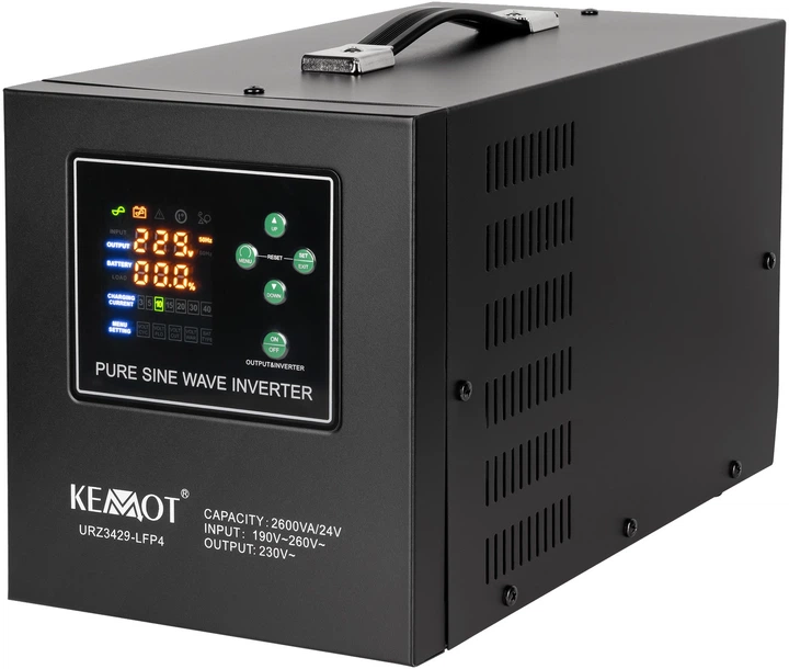 ДБЖ Kemot PROsinus-2600/24-LFP4 1800Вт/2600ВА (5901890123150) - зображення 1