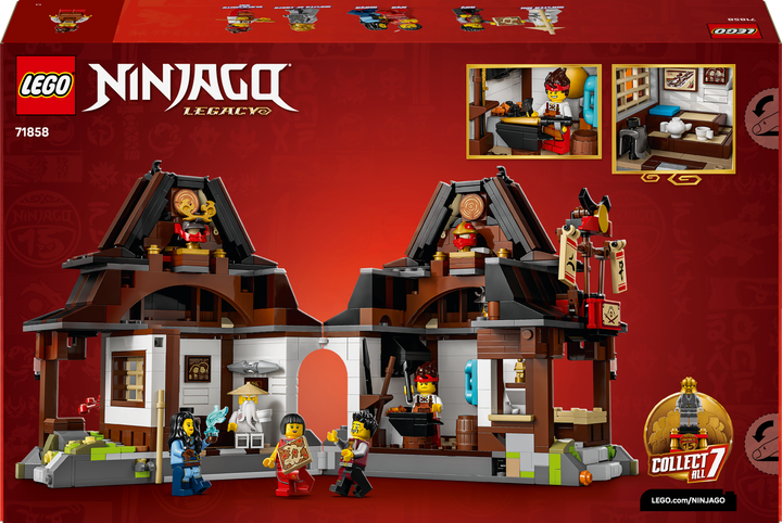 Zestaw klocków LEGO Ninjago Kuźnia Cztery Bronie — 15-lecie 1259 elementów (71858) - obraz 9