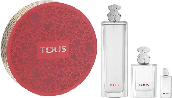 Жіночий набір Tous Tous Туалетна вода 90 мл + Туалетна вода 30 мл + Мініатюра туалетної води 4.5 мл (8436603334372) - зображення 1