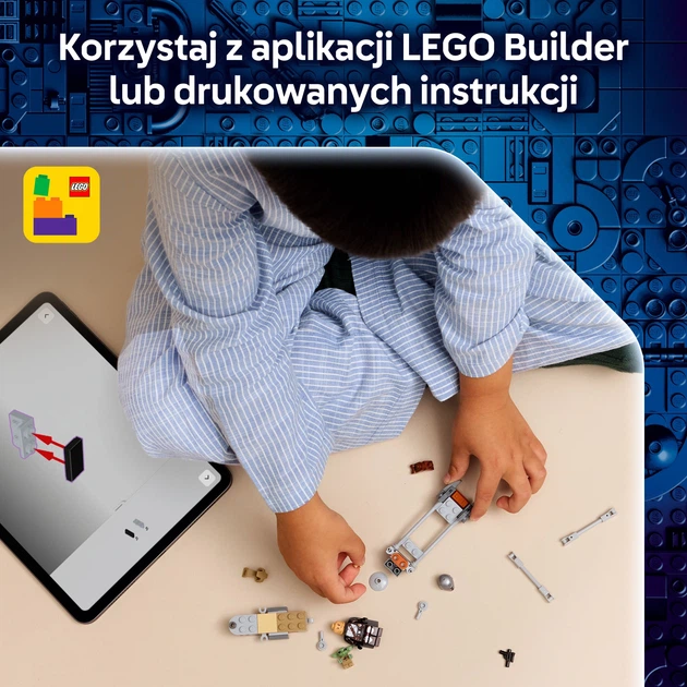 Zestaw klocków LEGO Star Wars Śmigacz Mandalorianina i Grogu 58 elementów (75436) - obraz 7