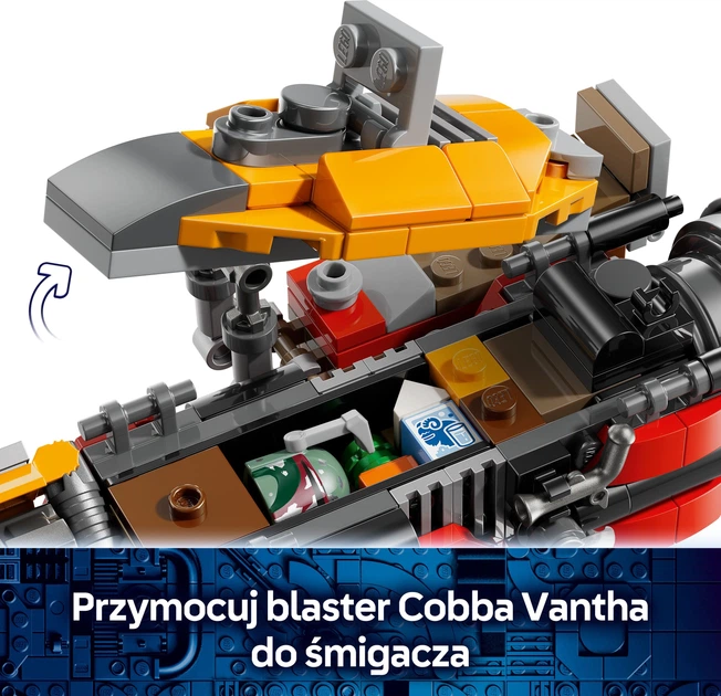 Zestaw klocków LEGO Star Wars Śmigacz Cobba Vantha 207 elementów (75437) - obraz 4