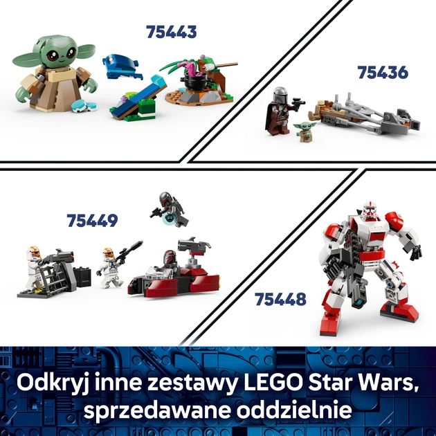 Zestaw klocków LEGO Star Wars Śmigacz Cobba Vantha 207 elementów (75437) - obraz 8