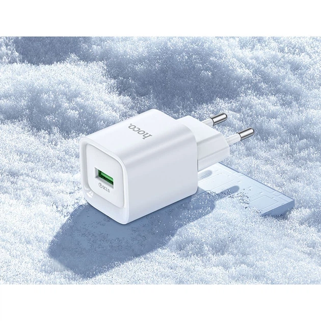 Мережевий зарядний пристрій Hoco C145A 18W White [125443] - зображення 5