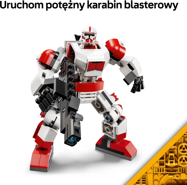 Конструктор LEGO Star Wars Робот ударного клону-солдата 151 елемент (75448) - зображення 4