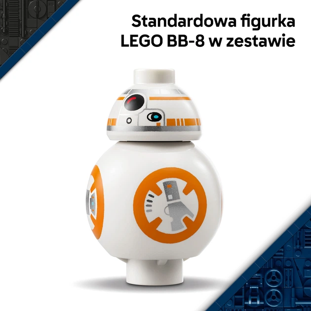Конструктор LEGO Star Wars Дроїд-астромеханік BB-8 569 елементів (75452) - зображення 7
