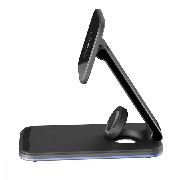 Беспроводной ЗУ Proove Energy Fold 3 in 1 для Android/Samsung/Apple/iPhone Black - изображение 6