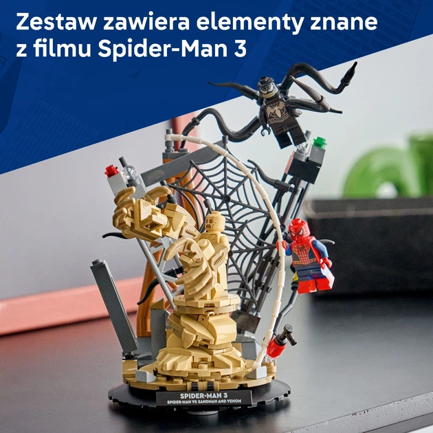 Конструктор LEGO Super Heroes Marvel Легендарна битва: Людина-павук vs. Піщана людина 201 елемент (76334) - зображення 4