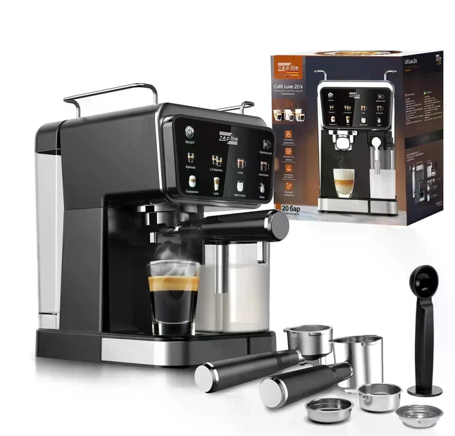Кофемашина Zepline ZP-6803/3000 Вт, 20 Bar, 8 напитков, ESPRESSO