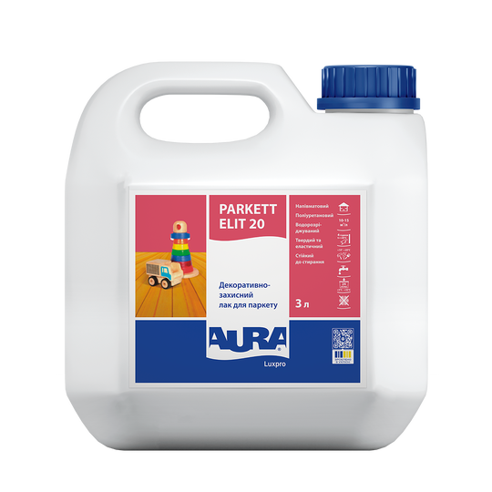 Лак Aura Luxpro Parkett Elit matt 3л - Фото 1 Лак Aura Luxpro Parkett Elit matt 3л - изображение 1