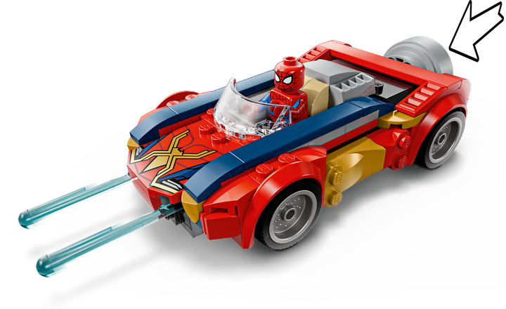 Конструктор LEGO Super Heroes Marvel Автомобіль Людини-павука vs. Отруєний Росомаха 134 елементи (76336) - зображення 5