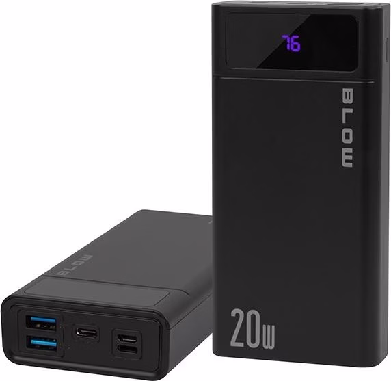 Powerbank Blow PB20E 20000mAh QC+PD 20W Black (5900804146629) - obraz 1