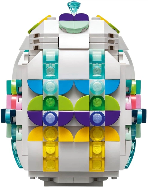 Zestaw klocków LEGO Icons Dekoracyjna pisanka 386 elementów (40816) - obraz 4