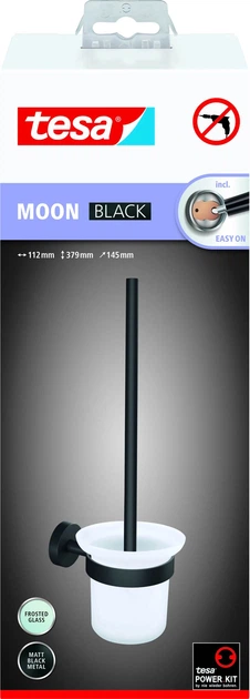 Туалетна щітка TESA Moon 40561 Чорно-біла (40561-00000-00) - зображення 3