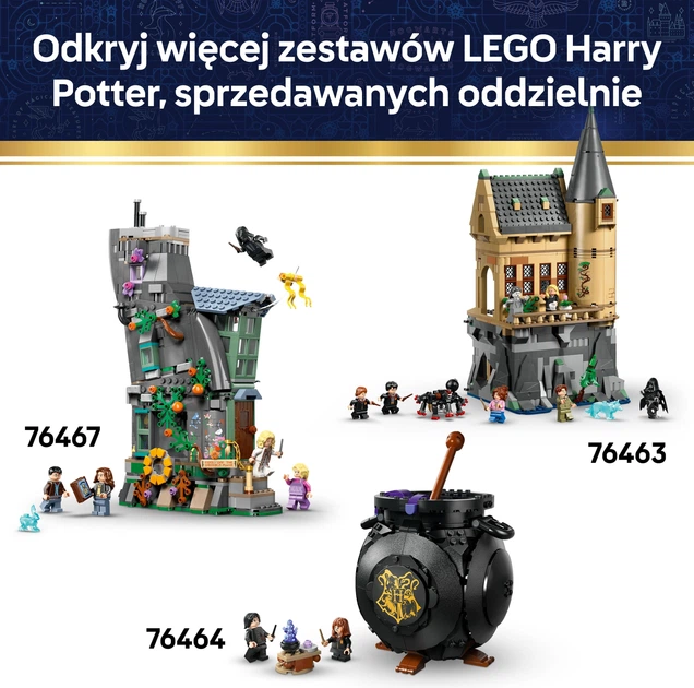 Конструктор LEGO Harry Potter Замок Гоґвортс: Церемонія розподілу по факультетах 124 елементи (76460) - зображення 8