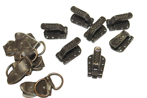 Крючок FROM FACTORY KRL шубный коричневый 3х1см - изображение 3