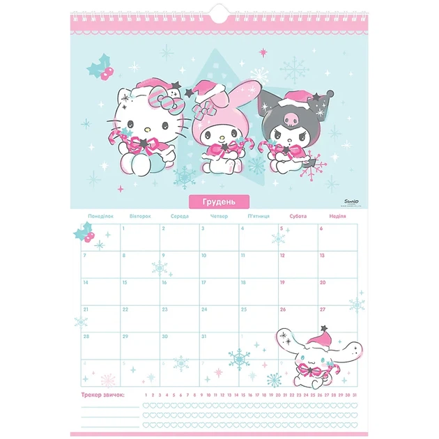 Календарь-планер настенный Kite Hello Kitty HK26-440 на 2026 г. - изображение 3