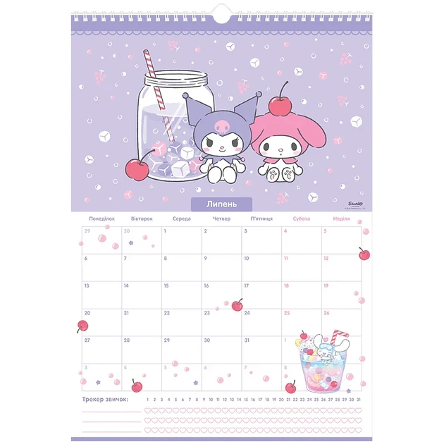 Календарь-планер настенный Kite Hello Kitty HK26-440 на 2026 г. - изображение 7