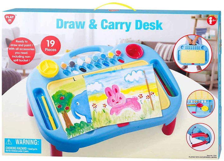 Tablica do rysowania Playgo Przenośna 19 elementów (4892401073617) - obraz 4
