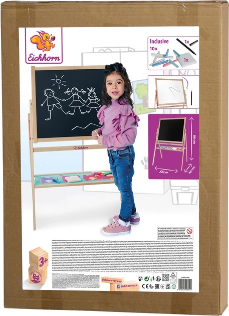 Дошка для малювання Eichhorn з крейдою (4003046008494) - зображення 4