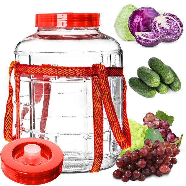 Słój szklany Kadax Fenis uniwersalny z zakrętką 18 l (5903699405901) - obraz 4