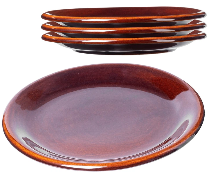 Zestaw talerzy Kadax Olympia płytkich 24 cm 4 szt (ZES5903699480878) - obraz 3