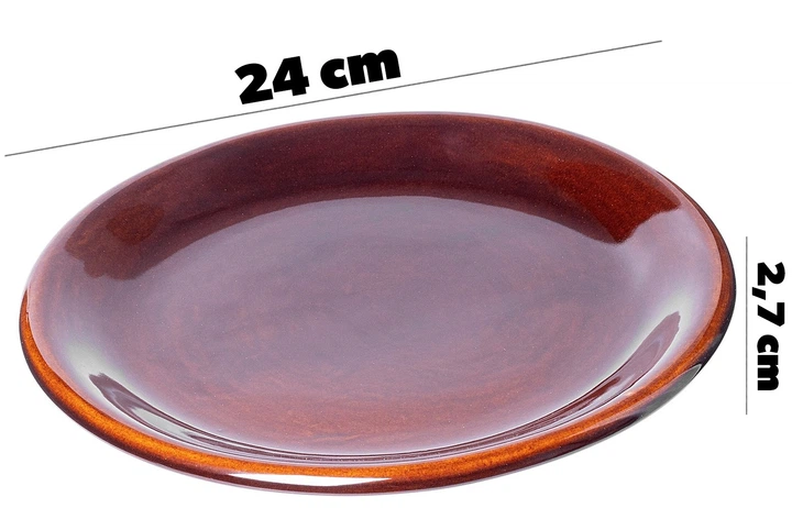 Zestaw talerzy Kadax Olympia płytkich 24 cm 6 szt (ZES5903699480885) - obraz 3