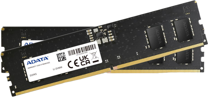 Pamięć RAM Adata Premier Tray DDR5-5600 65536MB PC5-44800 (Kit of 2x32768MB) Black (4711085939302) - obraz 2