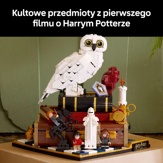Zestaw klocków LEGO Harry Potter Kamień filozoficzny — edycja kolekcjonerska 1571 element (76466) - obraz 8