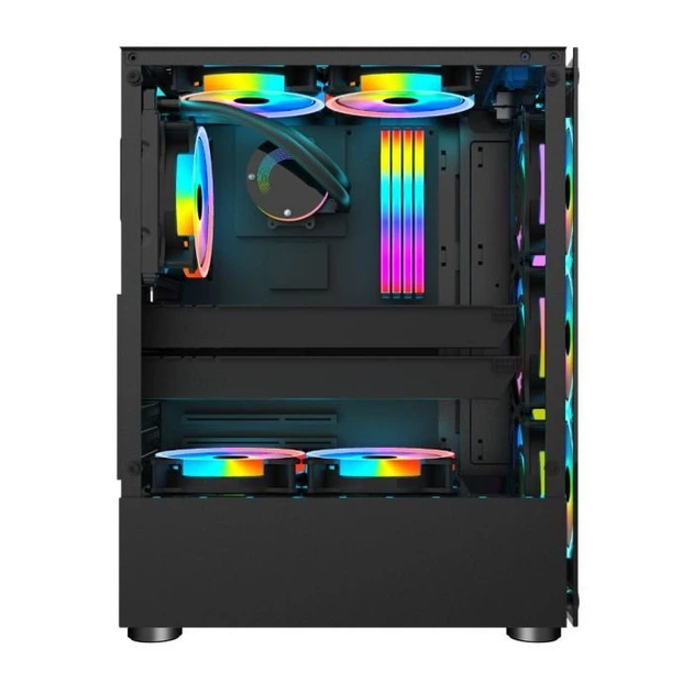 Корпус 1stPlayer V2-A-BK-4F1 Black 318481 - Фото 3 Корпус 1stPlayer V2-A-BK-4F1 Black 318481 - изображение 3