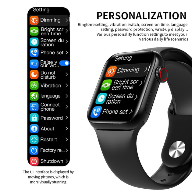 Умные смарт часы Smart Watch 6 Series Синий - изображение 6