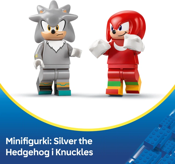 Конструктор LEGO Sonic the Hedgehog Автомобіль Сільвера vs. монстр вантажівки Наклза 378 елементів (77118) - зображення 6