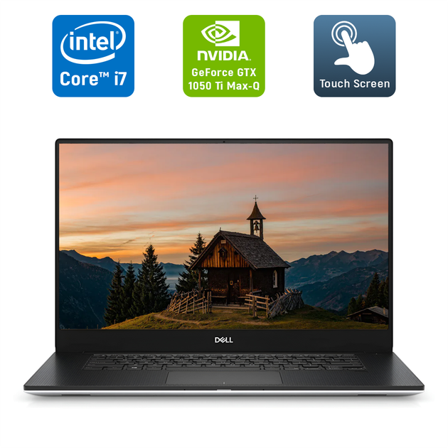 Игровой ноутбук Dell XPS 15 9570 / 15.6" (3840x2160) IPS Touch / Intel Core i7-8750H (6 (12) ядра по 2.2 - 4.1 GHz) / 16 GB DDR4 / 512 GB SSD / nVidia GeForce GTX 1050 Ti Max-Q, 4 GB GDDR5, 128-bit / HDMI / USB Type-C б/у - Фото 1 Игровой ноутбук Dell XPS 15 9570 / 15.6" (3840x2160) IPS Touch / Intel Core i7-8750H (6 (12) ядра по 2.2 - 4.1 GHz) / 16 GB DDR4 / 512 GB SSD / nVidia GeForce GTX 1050 Ti Max-Q, 4 GB GDDR5, 128-bit / HDMI / USB Type-C б/у - изображение 1