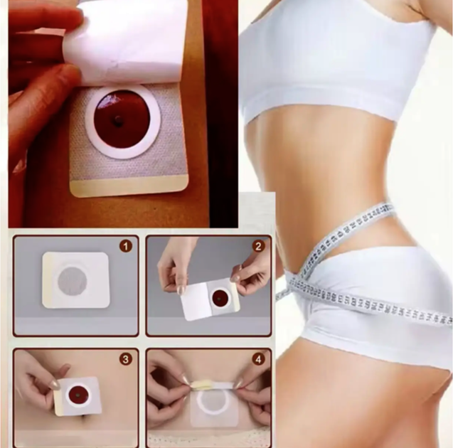 Эффективный магнитный пластырь для похудения Slim Patch с натуральным составом - 30 штук - изображение 5