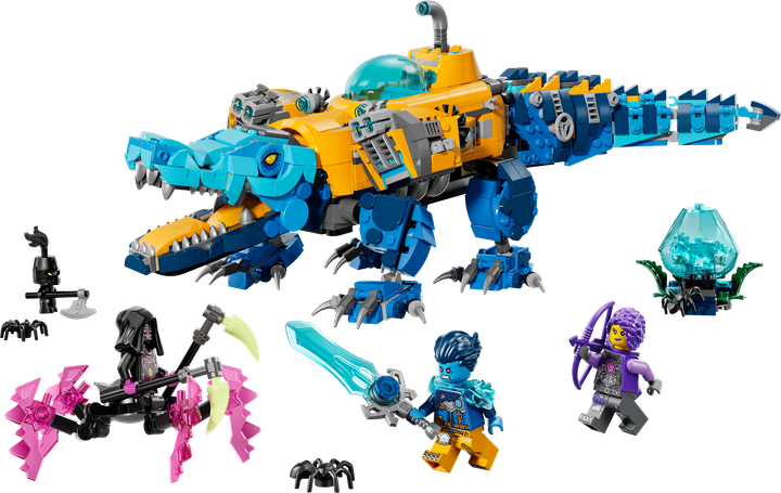 Конструктор LEGO DREAMZZZ Підводний човен-крокодил 1107 елементів