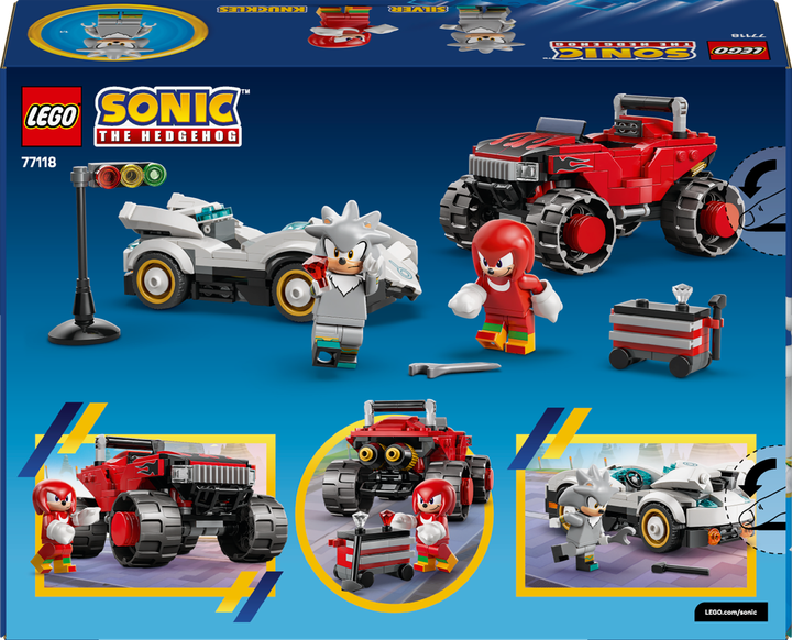 Конструктор LEGO Sonic the Hedgehog Автомобіль Сільвера vs. монстр