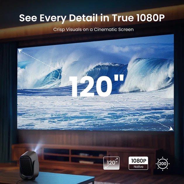 Мультимедійний проектор Dangbei N2 Mini Black - изображение 8